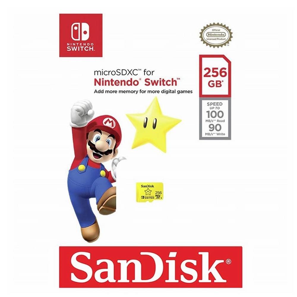 Sandisk 256GB Memory Card Nintendo Licensed