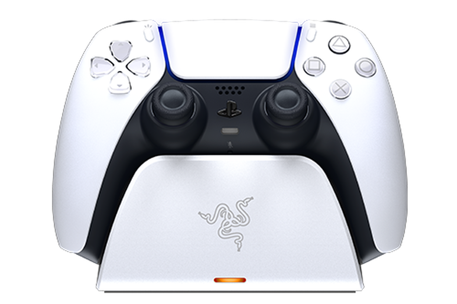 RAZER Quick Charging Stand For PS5 Dual Sense Controller White