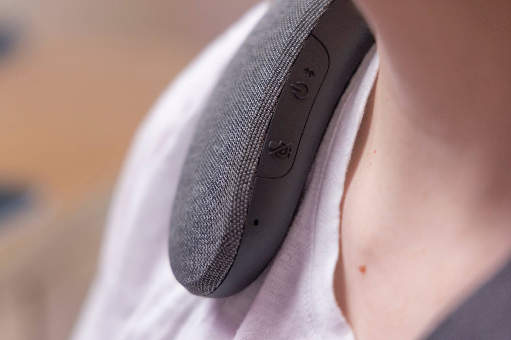 SONY SRS-NS7 Wireless Neckband Speaker 360 Spatial Sound (Grey)