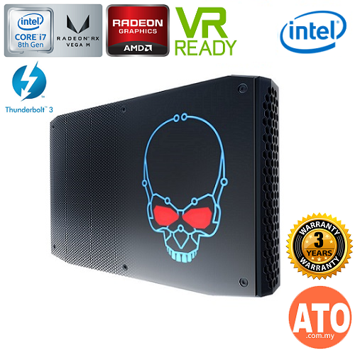 INTEL SKULL NUC Hades Canyon (NUC8i7HVK) 4.2GHz Radeon RX Vega (Barebone)