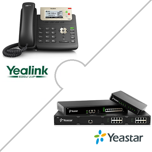 T23g Yealink SIP-T23G + Yeastar S50 COMBO