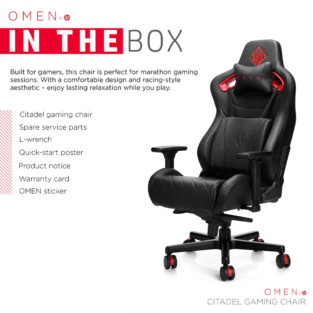 omen by hp citadel gaming chair